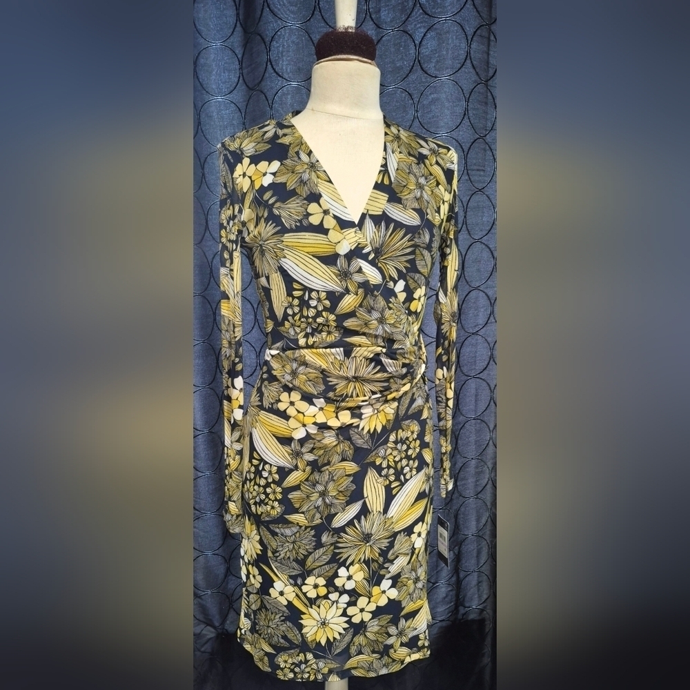 Tommy Hilfiger Floral Long Sleeve Dress